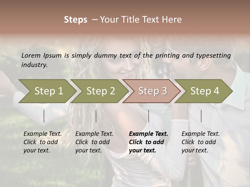 Young Beautiful Rejection PowerPoint Template