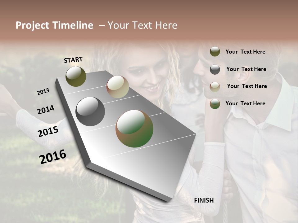 Young Beautiful Rejection PowerPoint Template