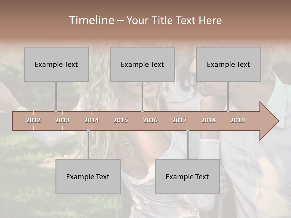 Young Beautiful Rejection PowerPoint Template