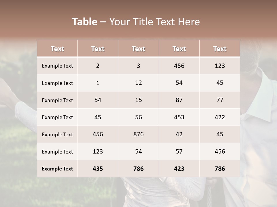 Young Beautiful Rejection PowerPoint Template