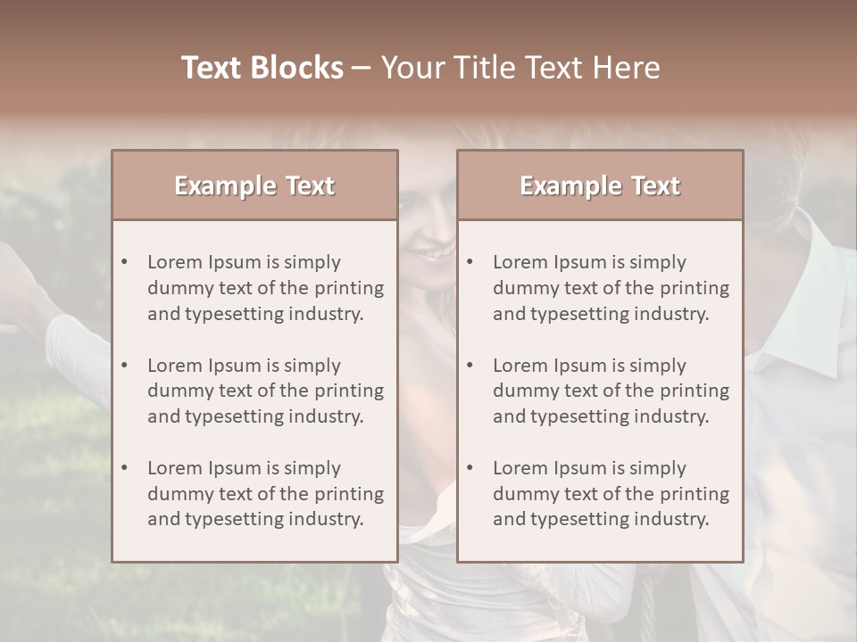 Young Beautiful Rejection PowerPoint Template