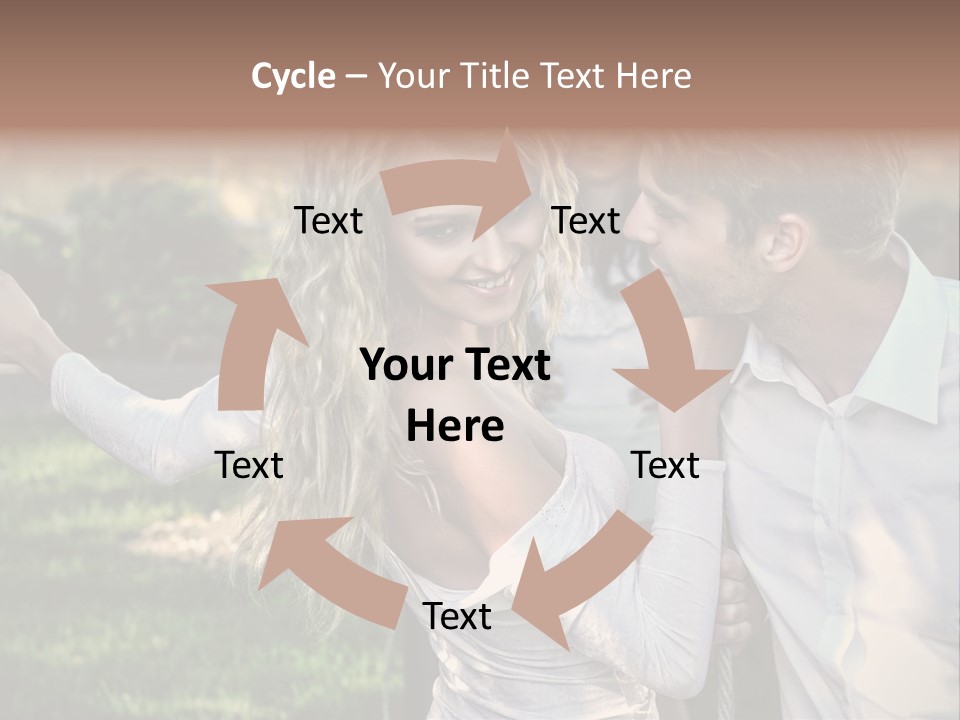 Young Beautiful Rejection PowerPoint Template