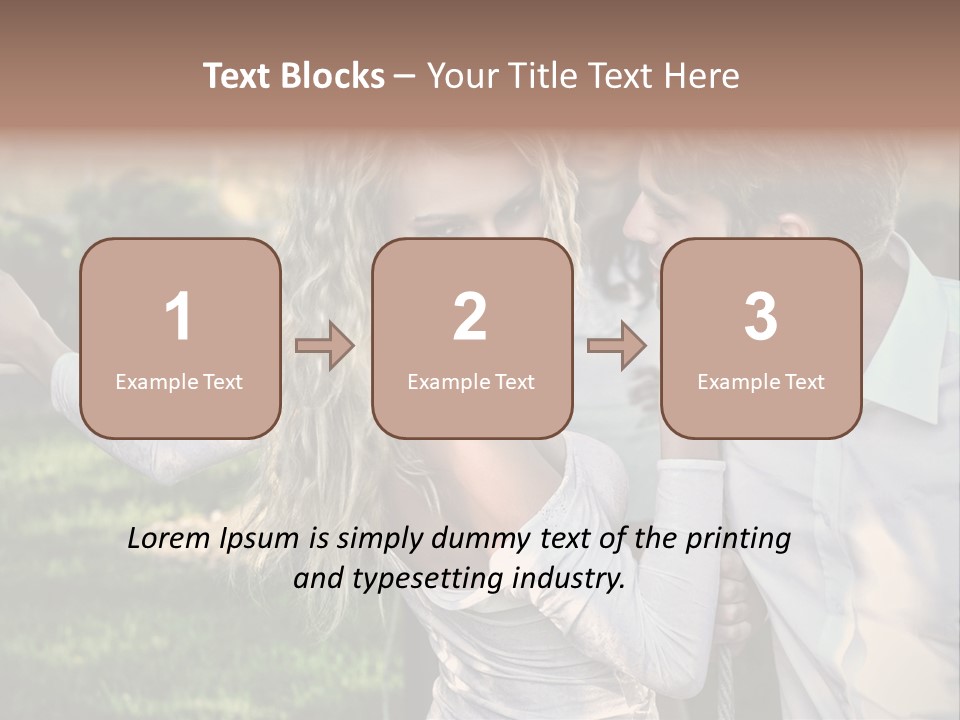 Young Beautiful Rejection PowerPoint Template