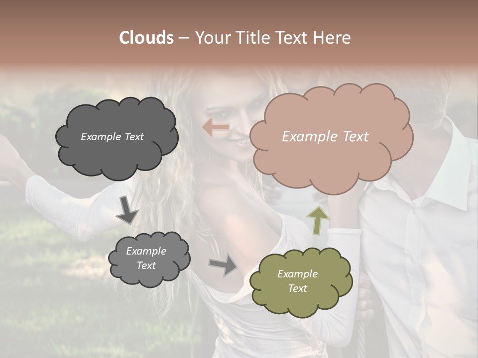 Young Beautiful Rejection PowerPoint Template