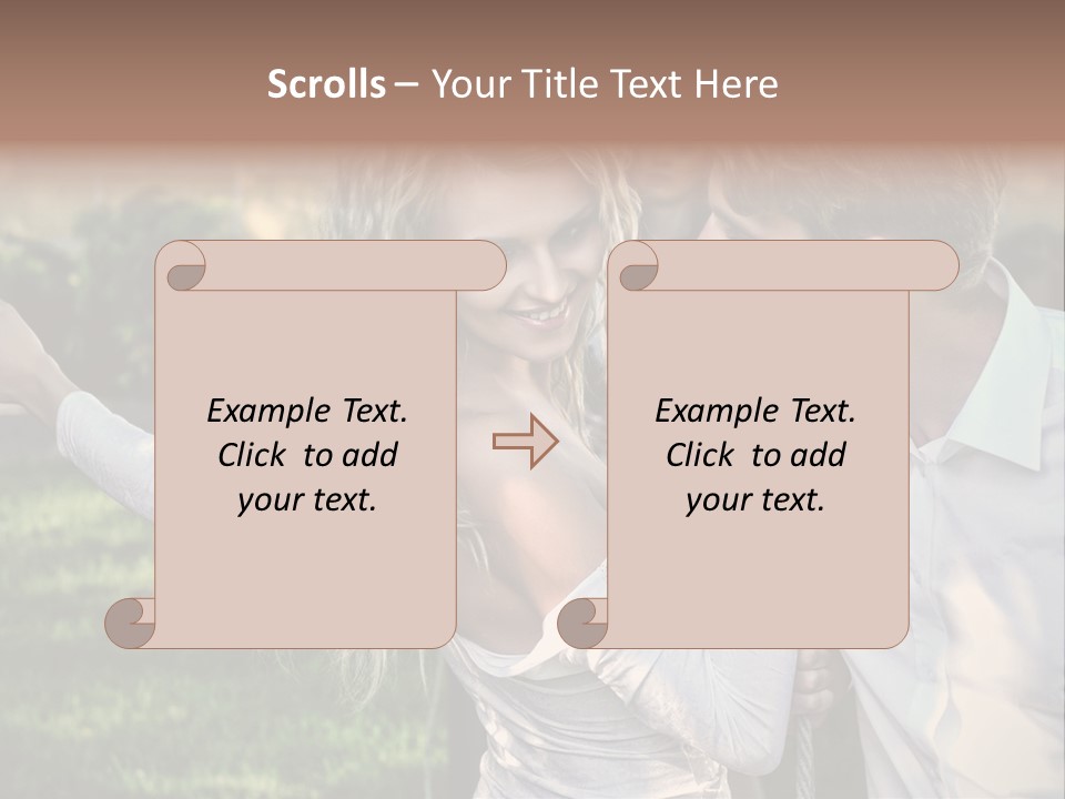 Young Beautiful Rejection PowerPoint Template