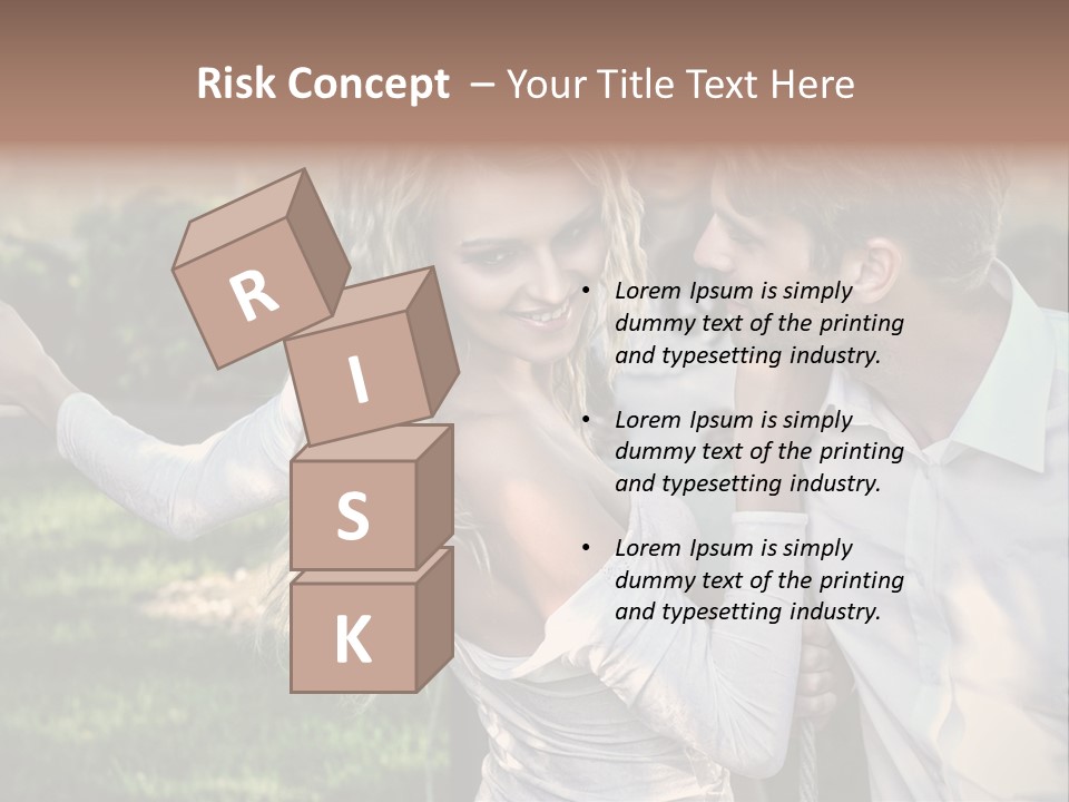 Young Beautiful Rejection PowerPoint Template