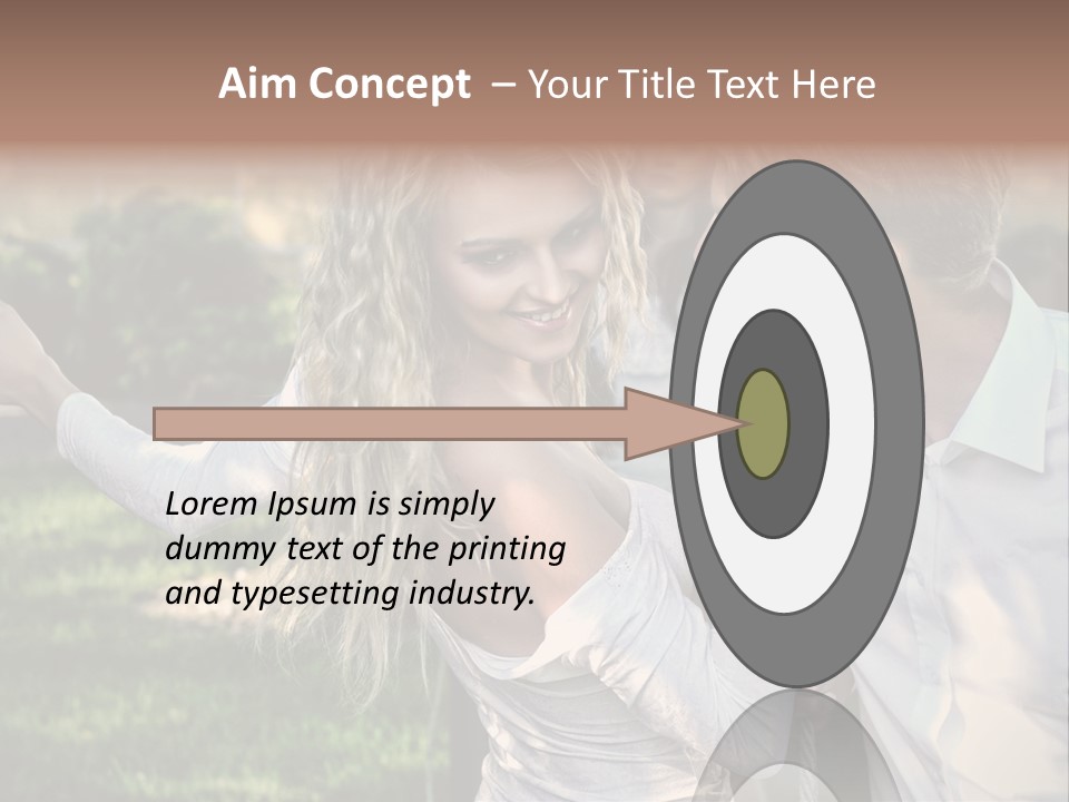 Young Beautiful Rejection PowerPoint Template