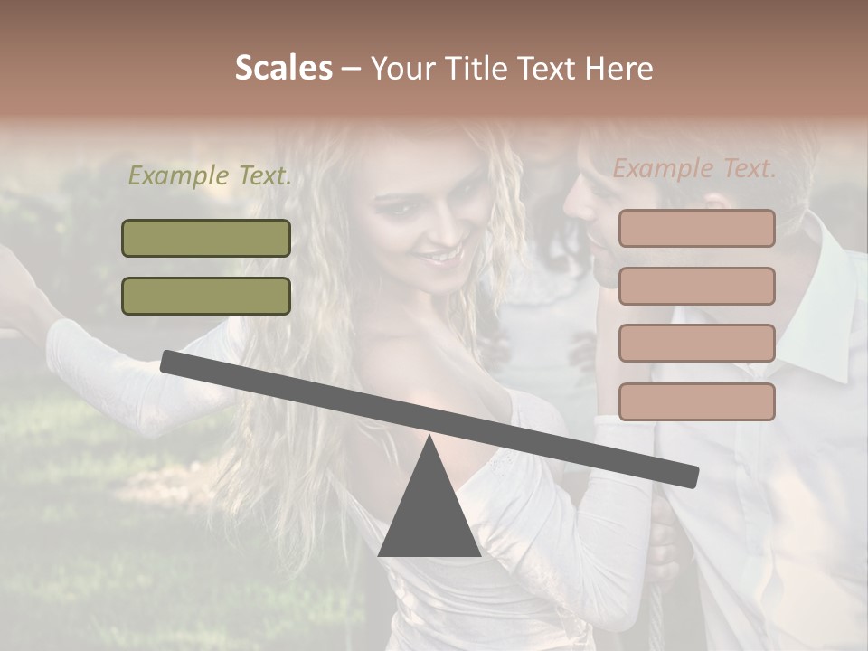 Young Beautiful Rejection PowerPoint Template