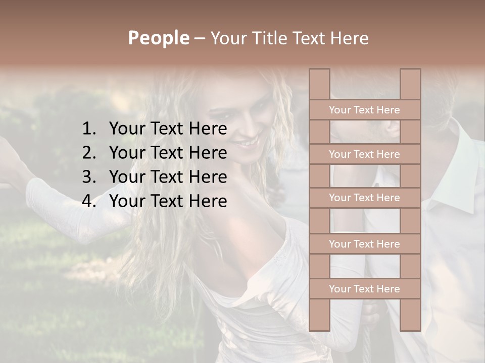Young Beautiful Rejection PowerPoint Template