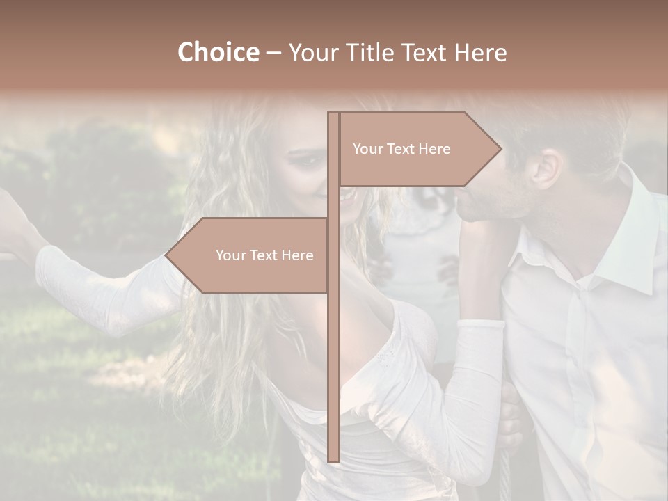 Young Beautiful Rejection PowerPoint Template