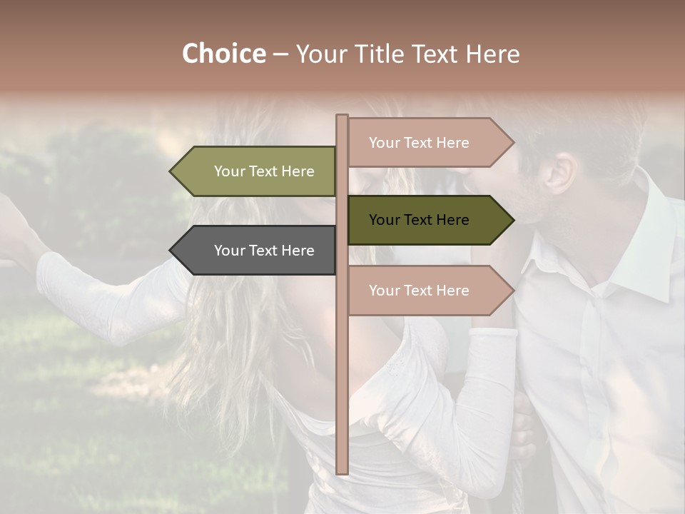Young Beautiful Rejection PowerPoint Template