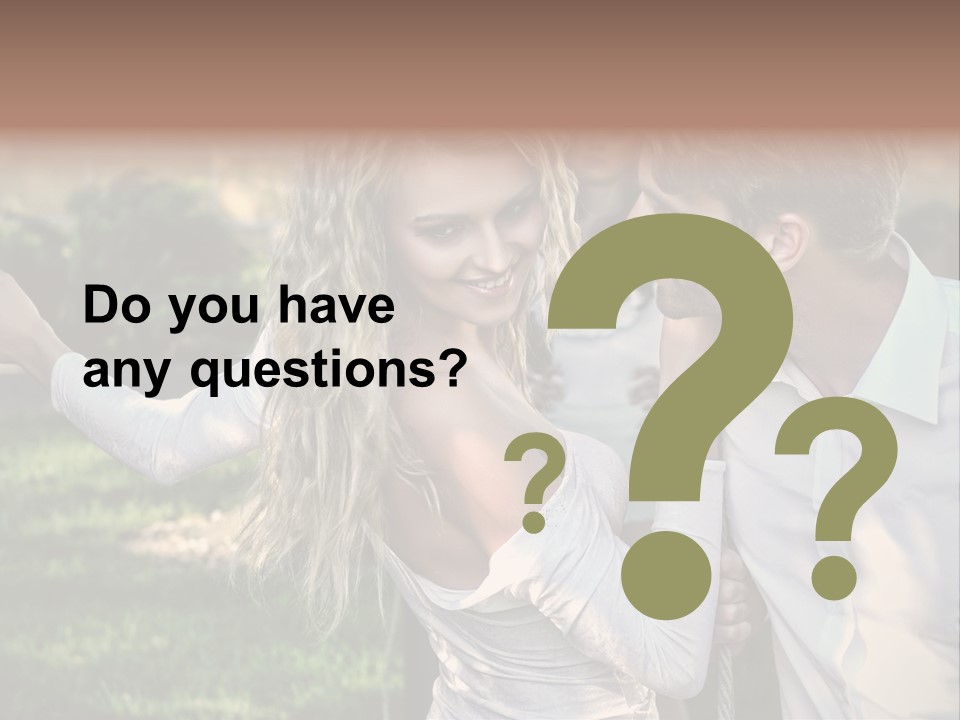 Young Beautiful Rejection PowerPoint Template