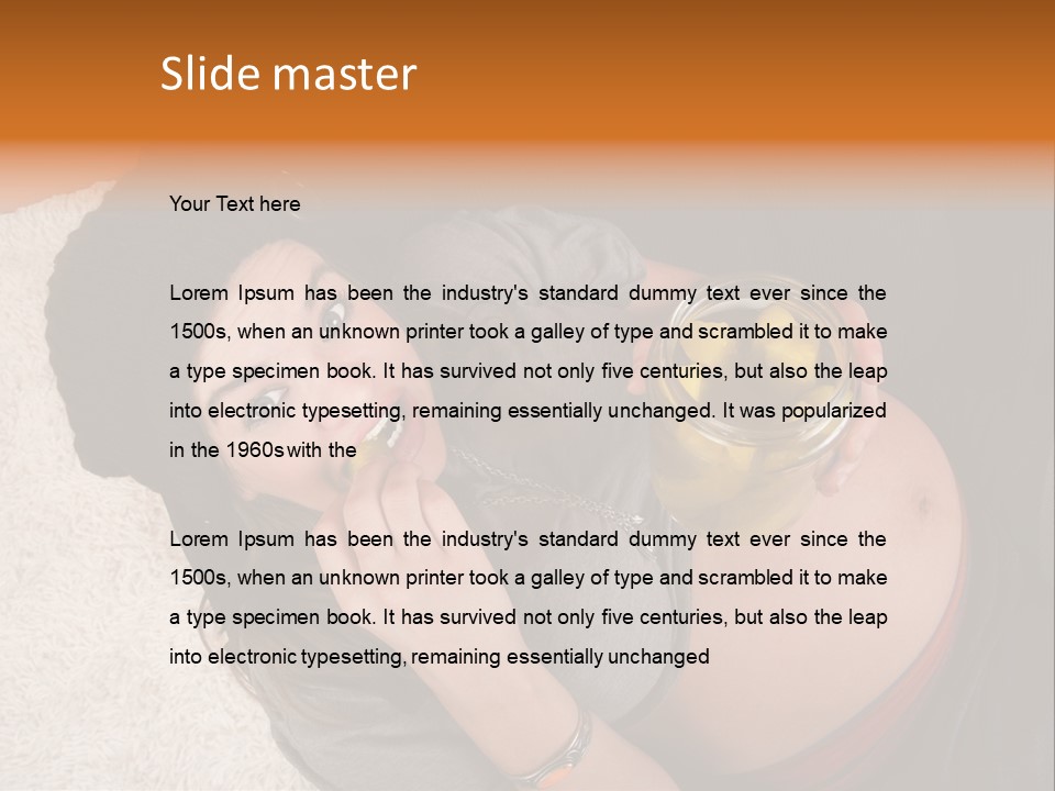 Independent Mother White PowerPoint Template