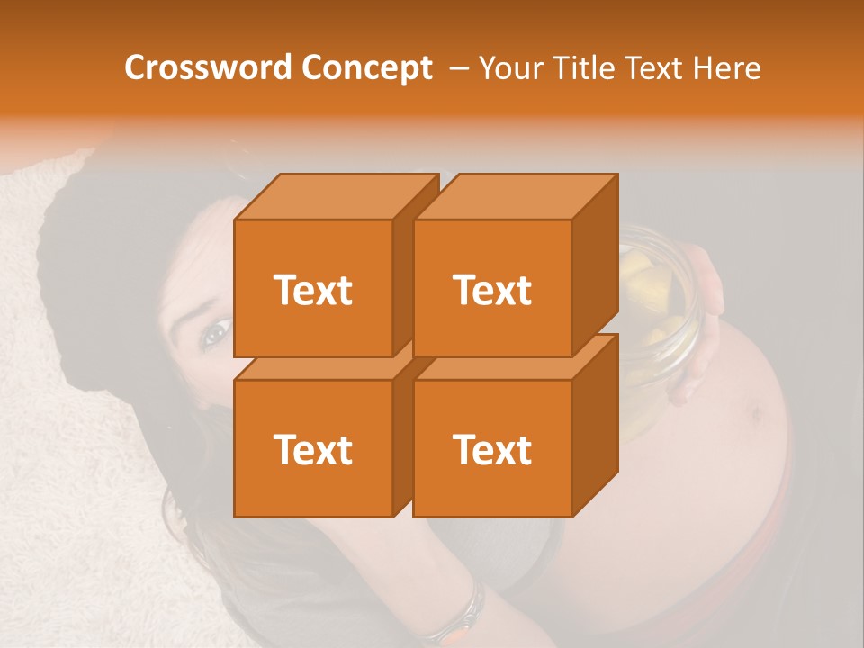 Independent Mother White PowerPoint Template