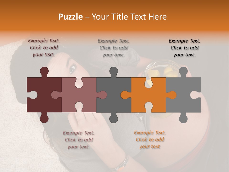 Independent Mother White PowerPoint Template