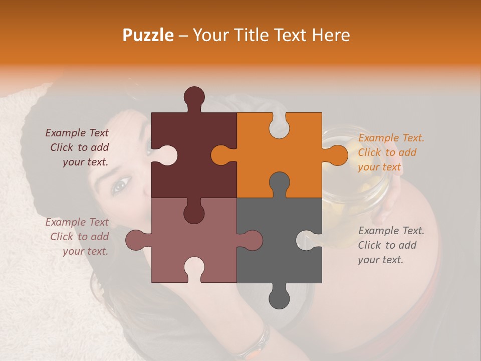 Independent Mother White PowerPoint Template