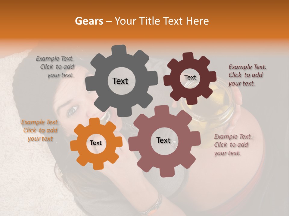 Independent Mother White PowerPoint Template