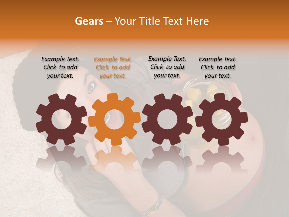 Independent Mother White PowerPoint Template