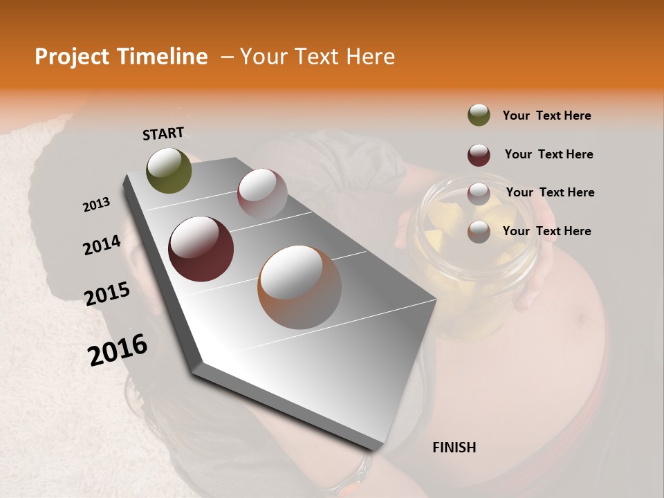 Independent Mother White PowerPoint Template