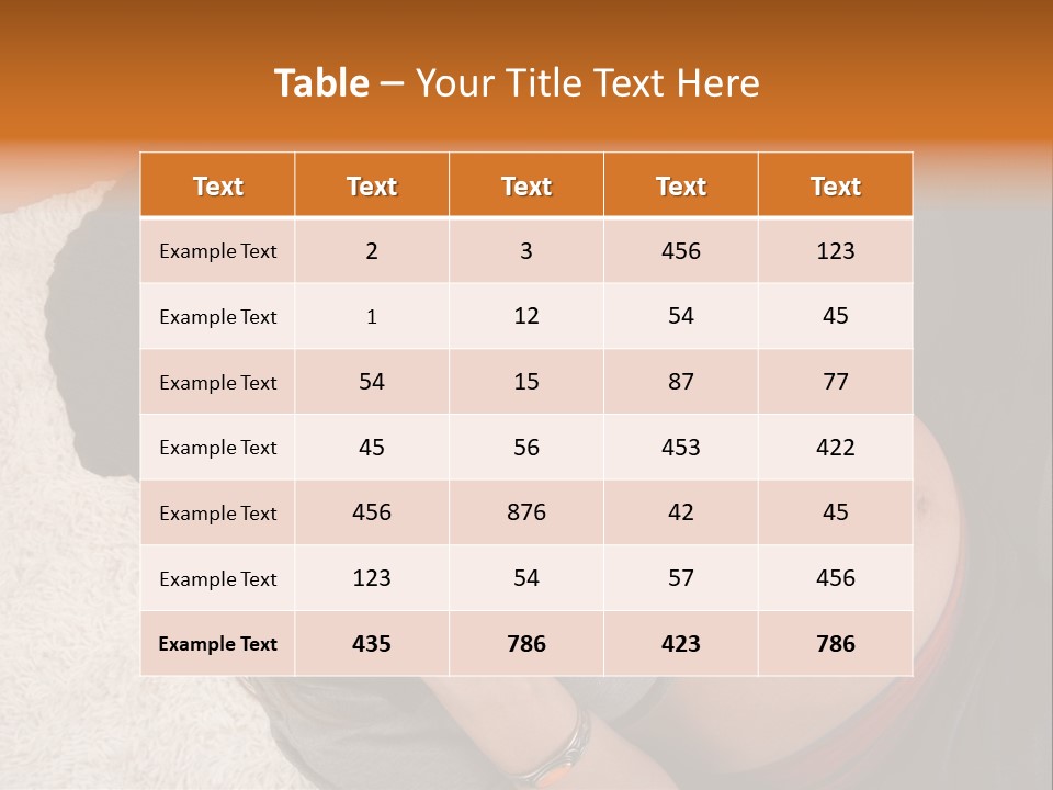 Independent Mother White PowerPoint Template