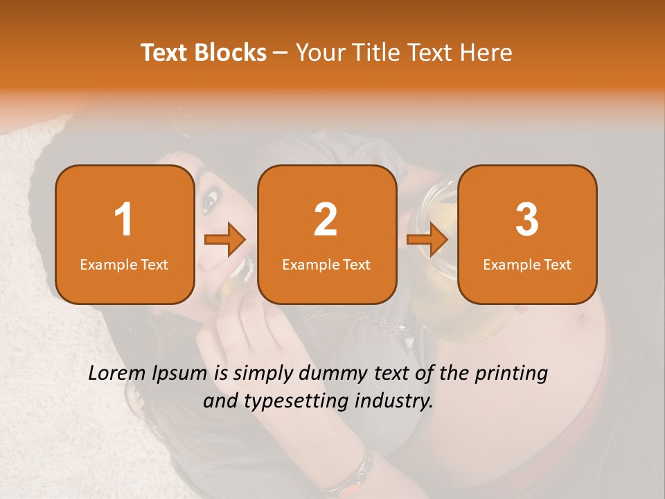 Independent Mother White PowerPoint Template