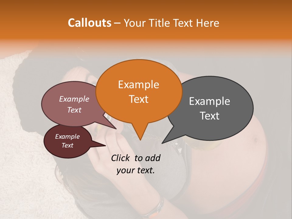 Independent Mother White PowerPoint Template