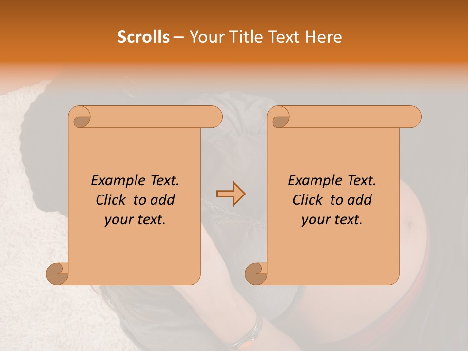 Independent Mother White PowerPoint Template