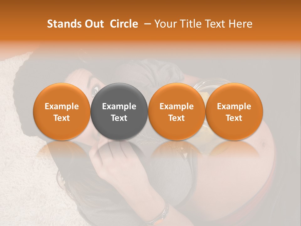 Independent Mother White PowerPoint Template