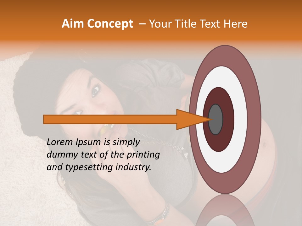 Independent Mother White PowerPoint Template