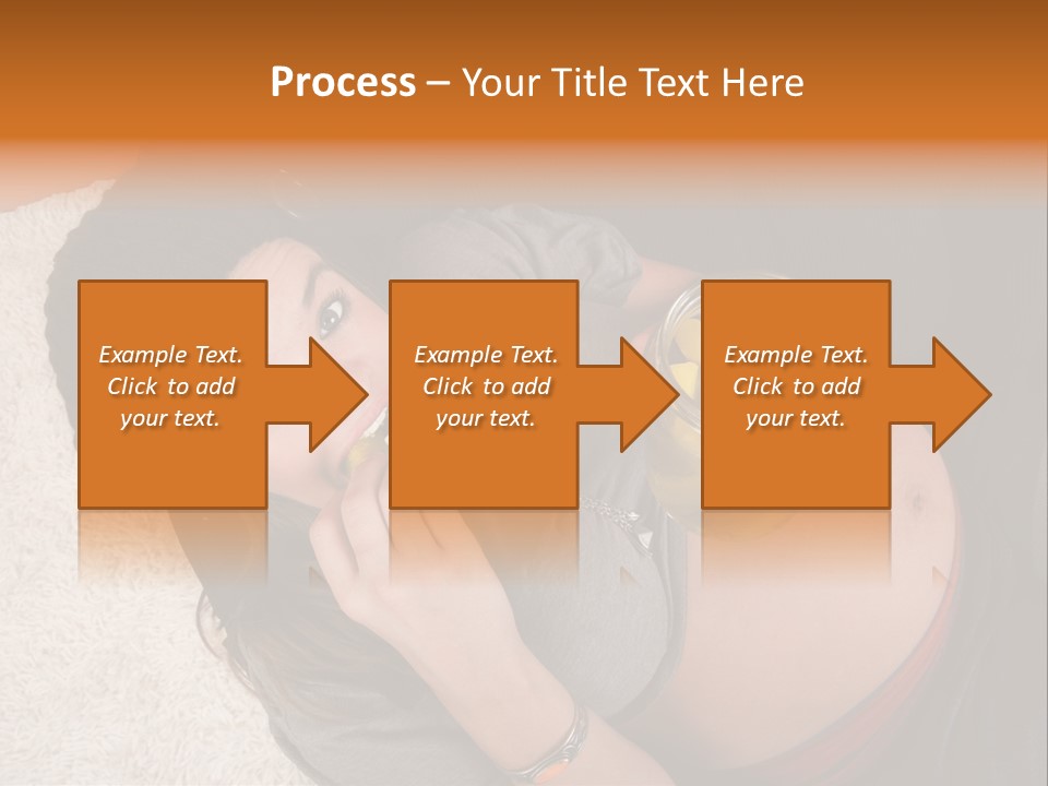 Independent Mother White PowerPoint Template