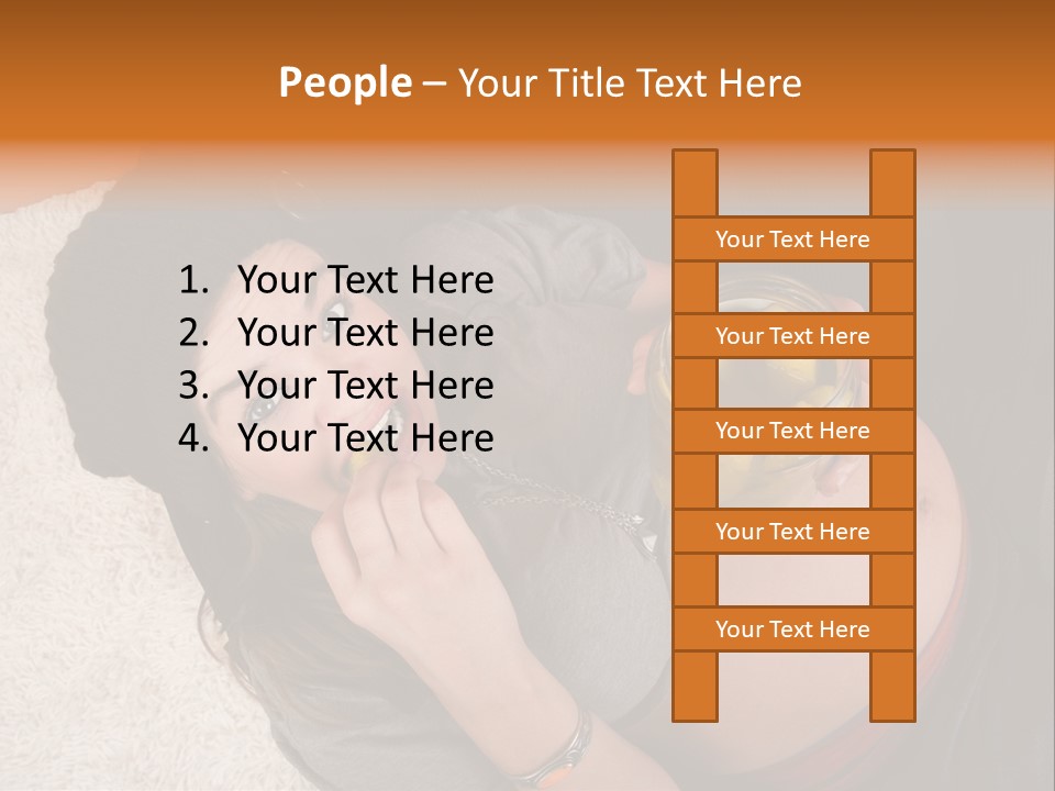 Independent Mother White PowerPoint Template