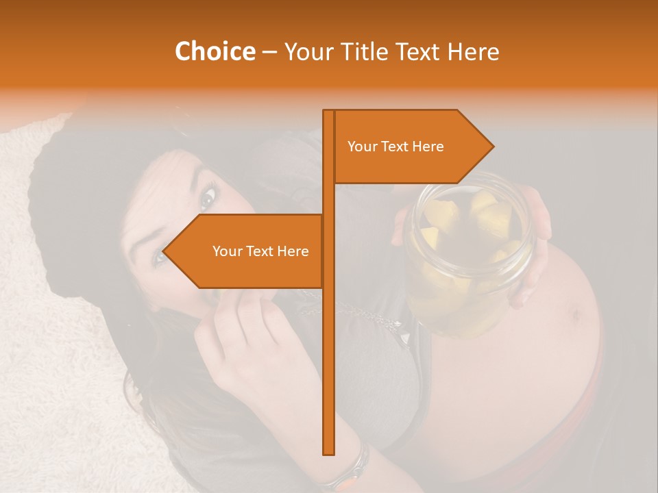 Independent Mother White PowerPoint Template