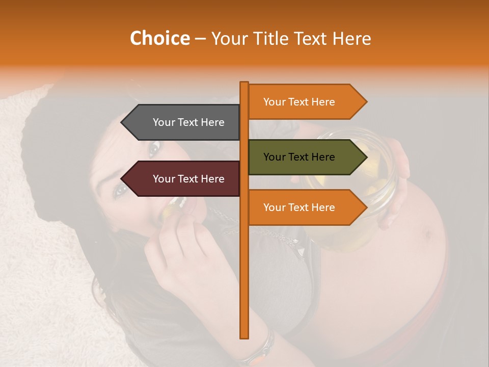 Independent Mother White PowerPoint Template