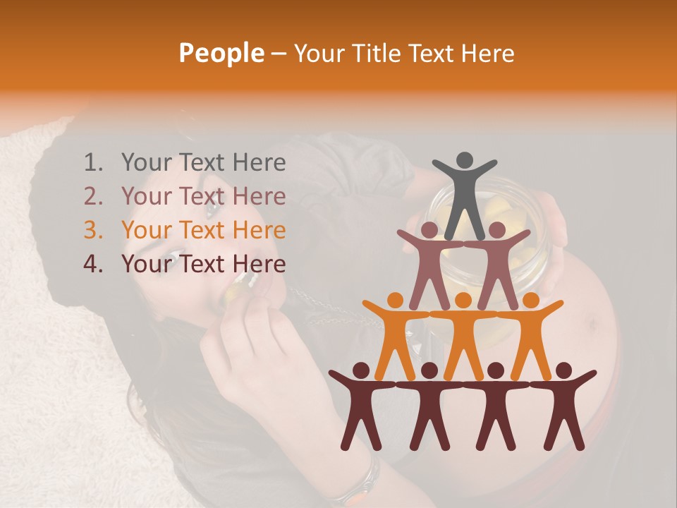 Independent Mother White PowerPoint Template