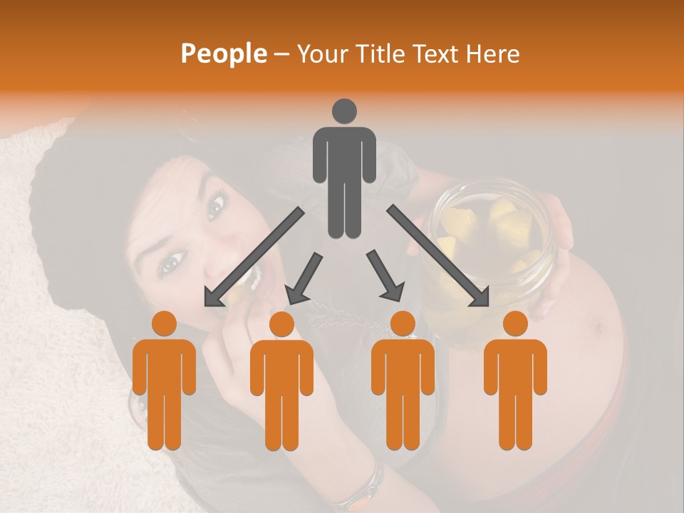 Independent Mother White PowerPoint Template