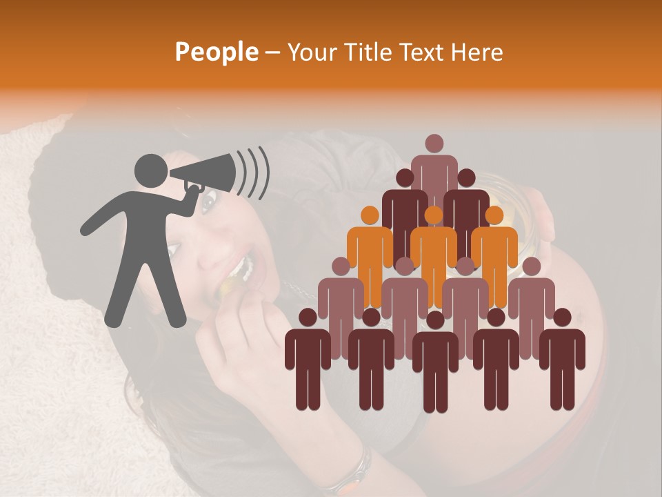 Independent Mother White PowerPoint Template