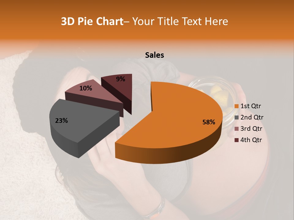 Independent Mother White PowerPoint Template