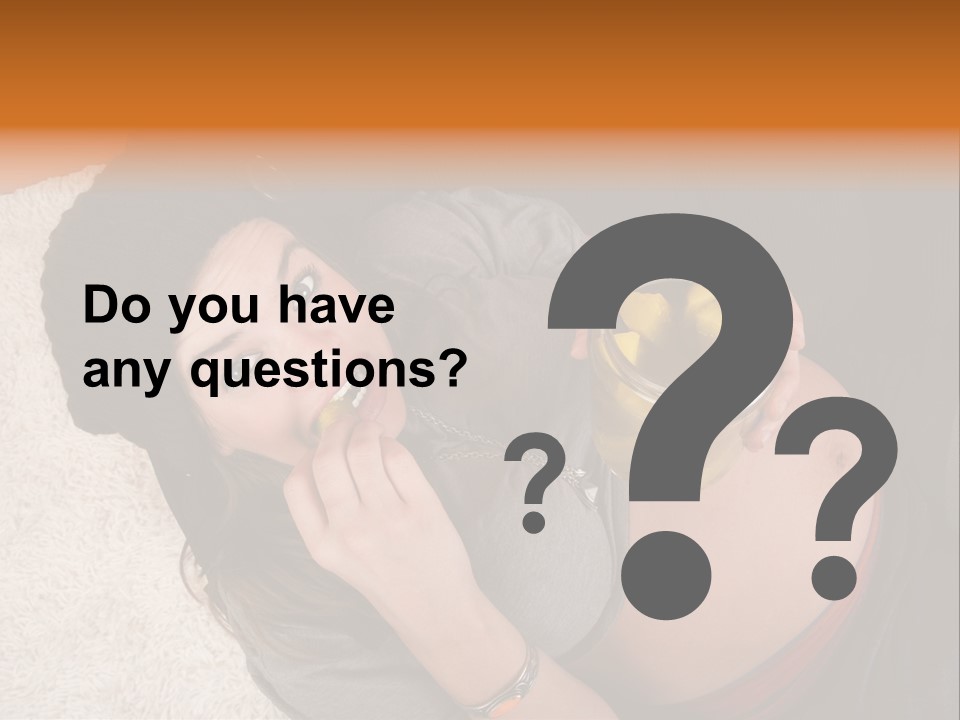 Independent Mother White PowerPoint Template