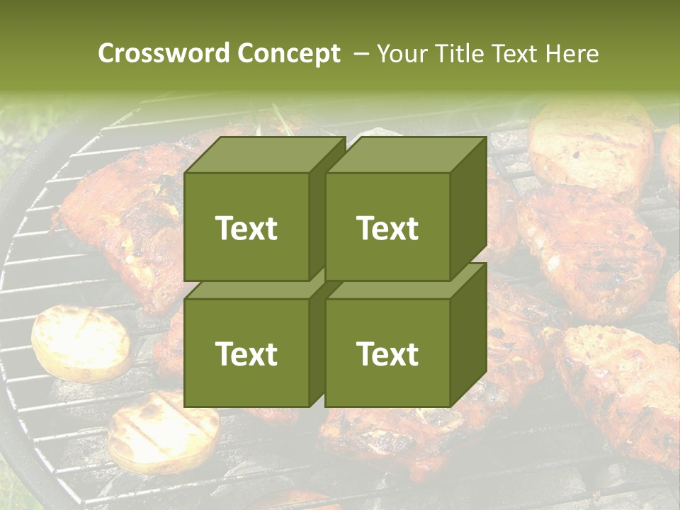 Outdoor Hungry Food PowerPoint Template