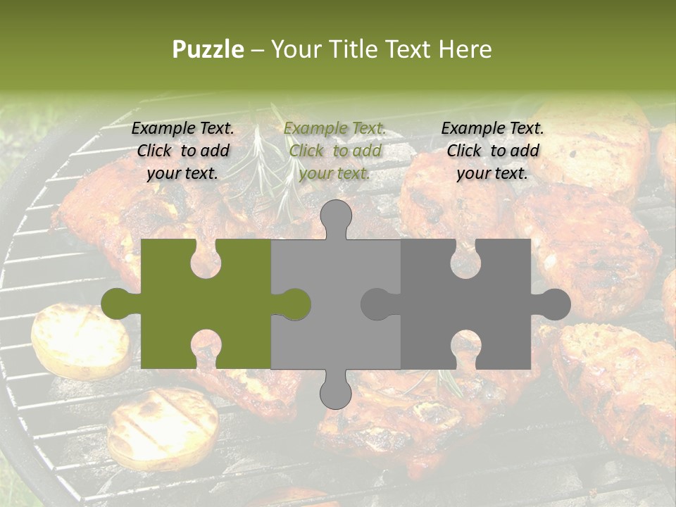 Outdoor Hungry Food PowerPoint Template