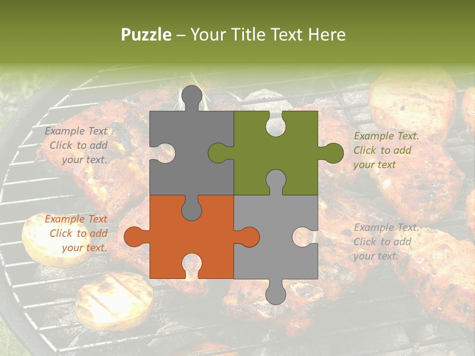 Outdoor Hungry Food PowerPoint Template