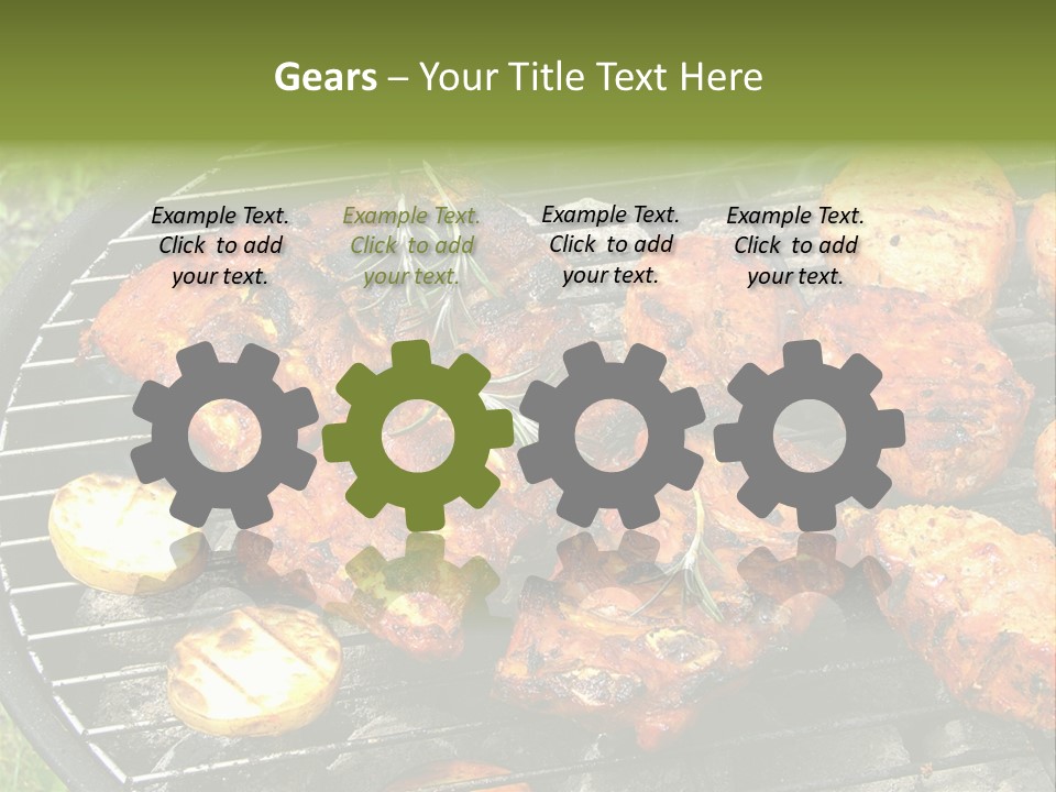 Outdoor Hungry Food PowerPoint Template