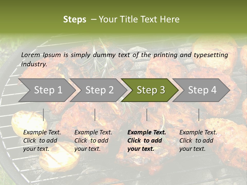 Outdoor Hungry Food PowerPoint Template