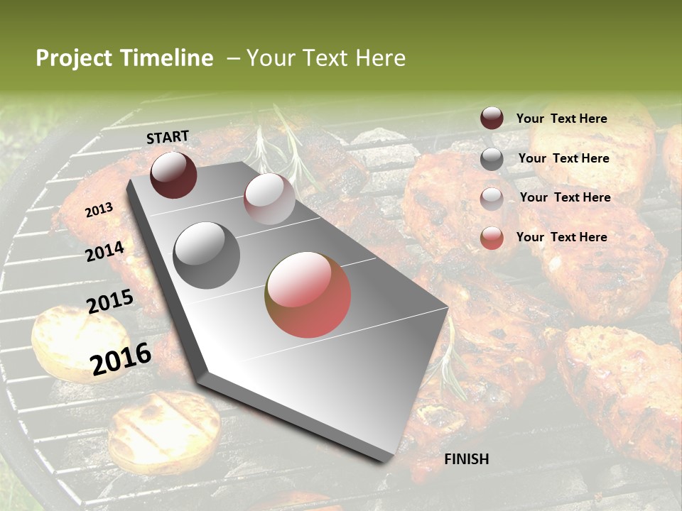 Outdoor Hungry Food PowerPoint Template