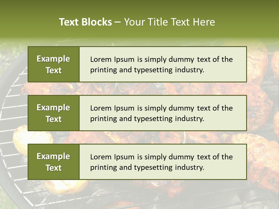 Outdoor Hungry Food PowerPoint Template