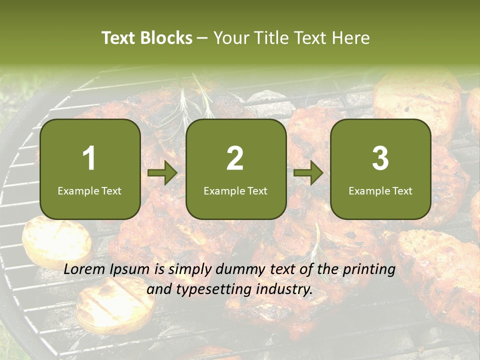 Outdoor Hungry Food PowerPoint Template