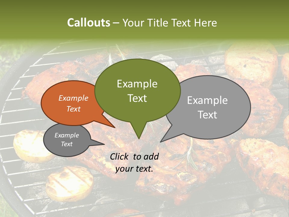 Outdoor Hungry Food PowerPoint Template