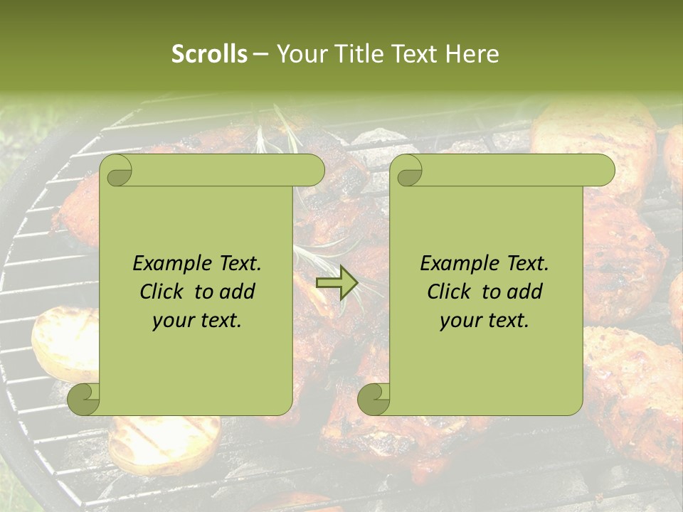 Outdoor Hungry Food PowerPoint Template