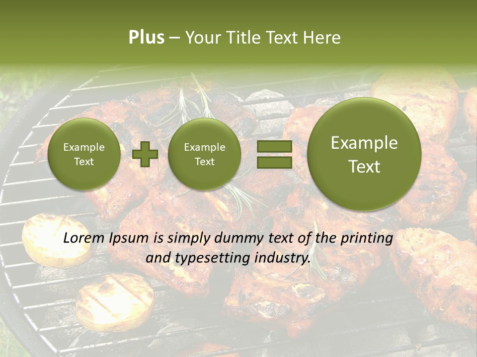 Outdoor Hungry Food PowerPoint Template