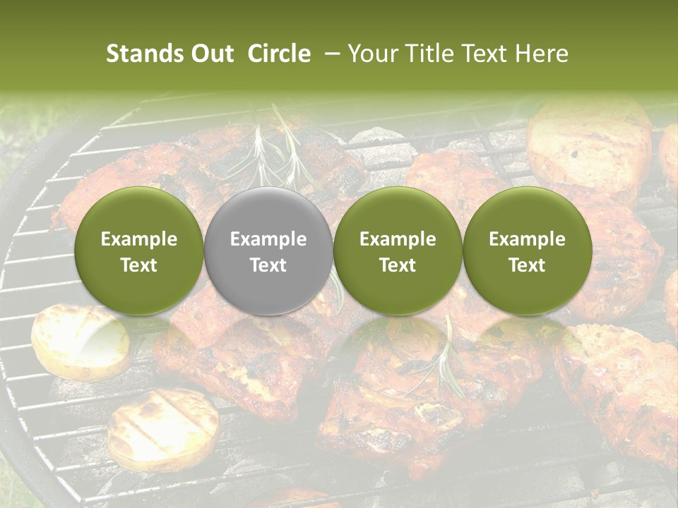 Outdoor Hungry Food PowerPoint Template
